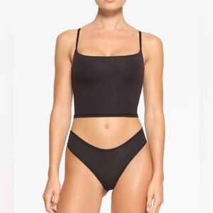 SKIMS Black Tank Top